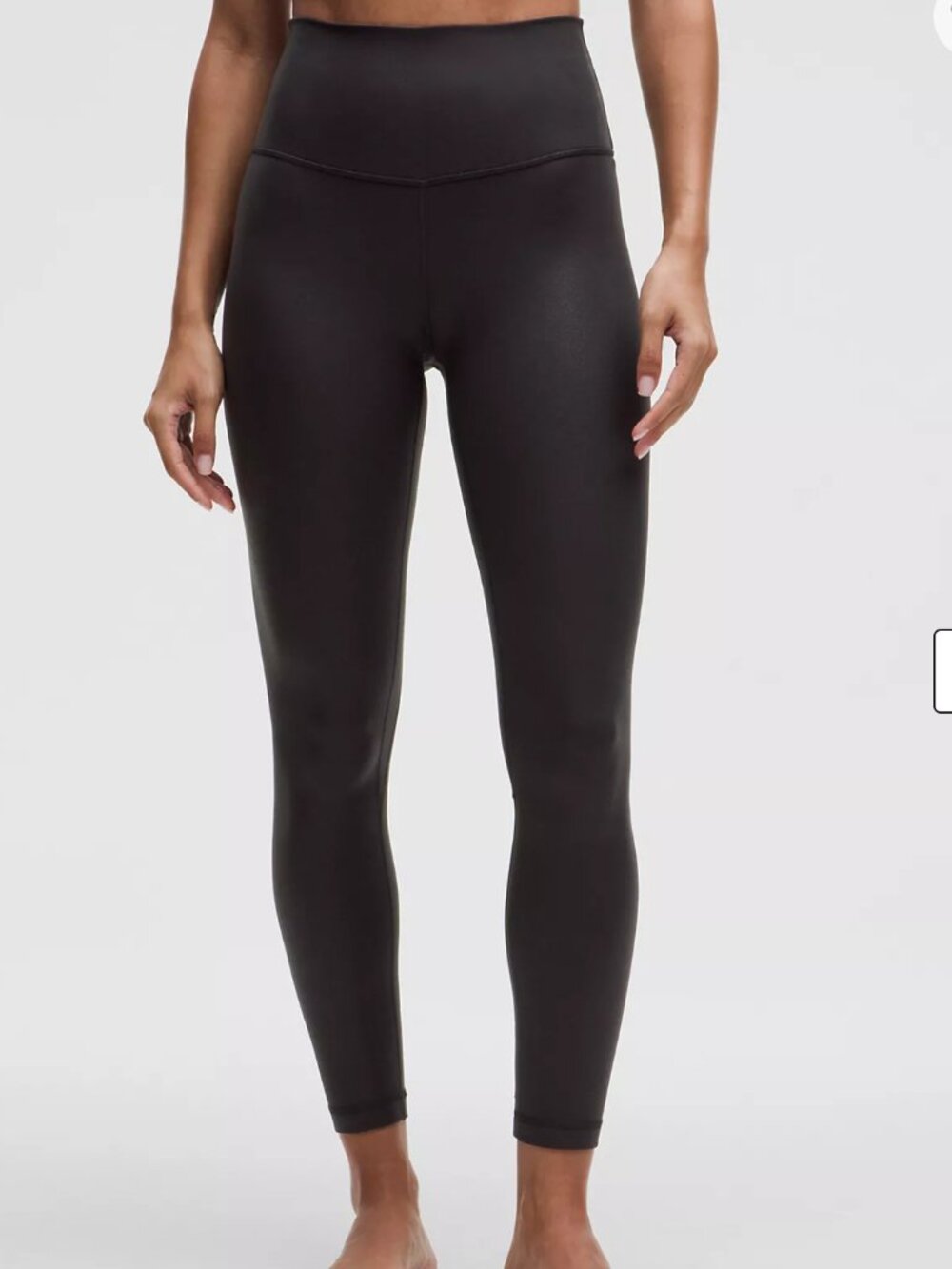 lululemon Align High Rise Pant 25'' Size 12 Color Radiate Foil Print Black